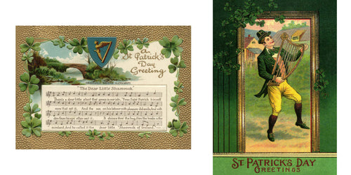 St Patrick's Day Postcards from the ITMA Collection
